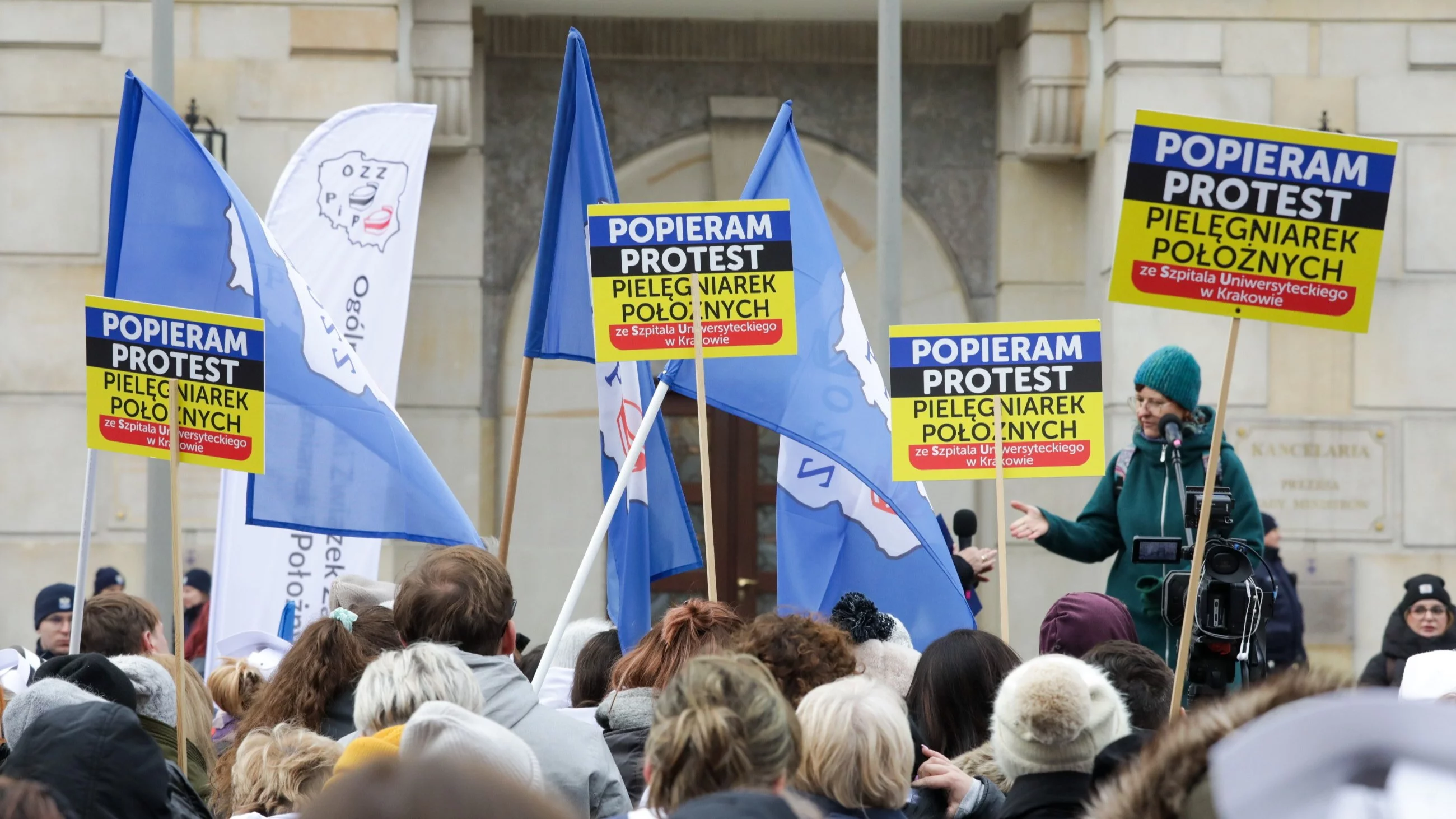 Protest pielęgniarek i położnych 19.11.2024