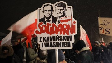 Protest pod Zakładem Karnym w Przytułach Starych