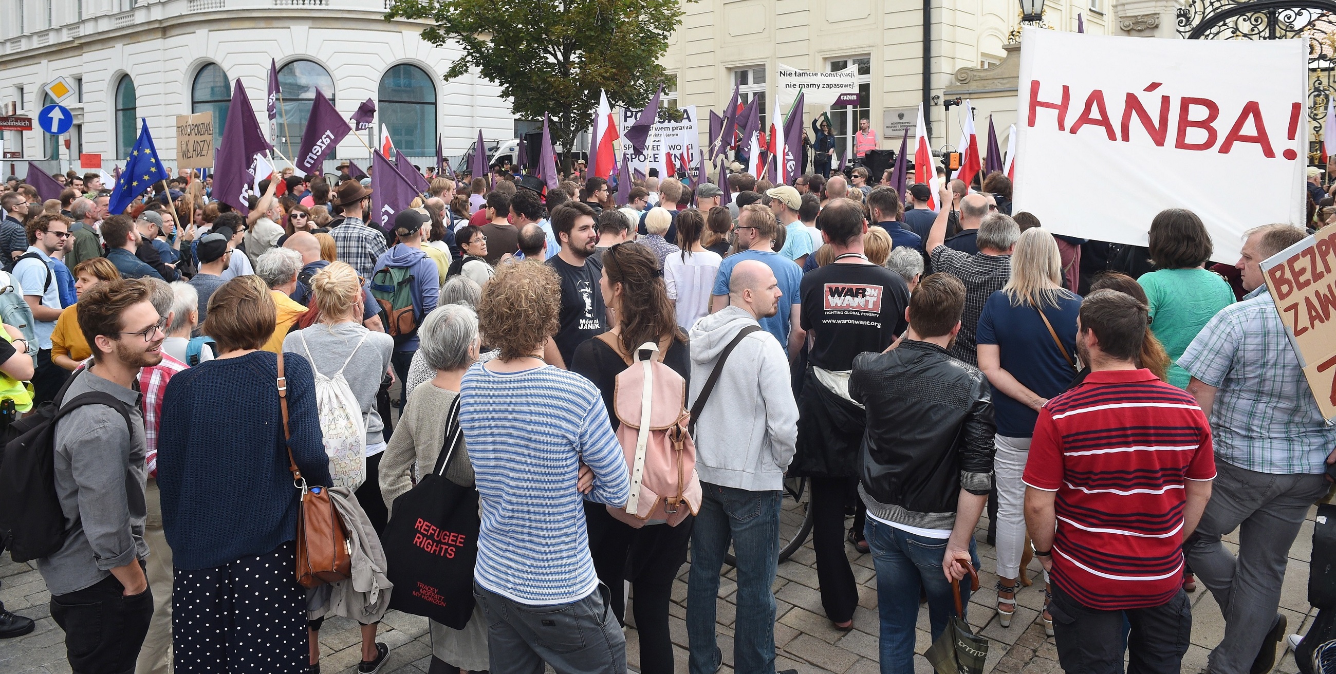 Protest przeciwko reformie sądownictwa