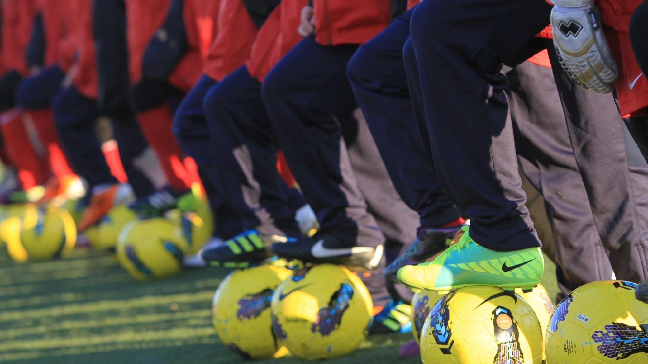 Trening młodzików z Escola Varsovia