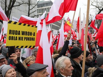 Protest przed Trybunałem Konstytucyjnym