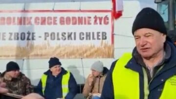 Protest rolników, którzy od czwartku blokują polsko-ukraińskie przejścia graniczne w Hrebennem i Dorohusku