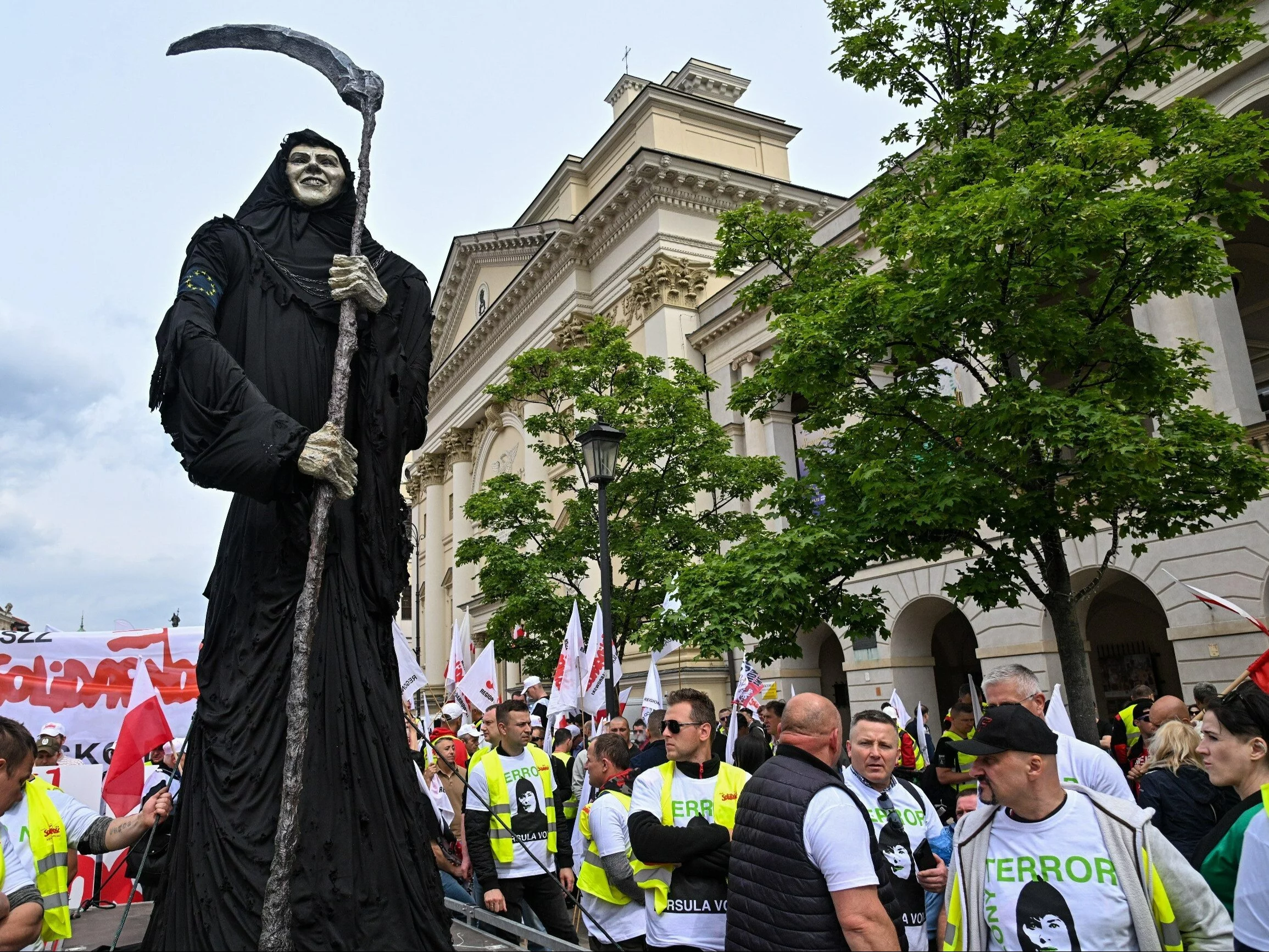 Protest przeciwko Zielonemu Ładowi