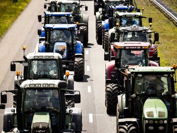 Protest rolników w Holandii