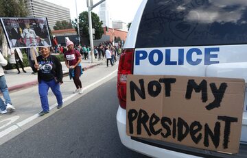 Protest w Waszyngtonie przeciwko prezydenturze Donalda Trumpa