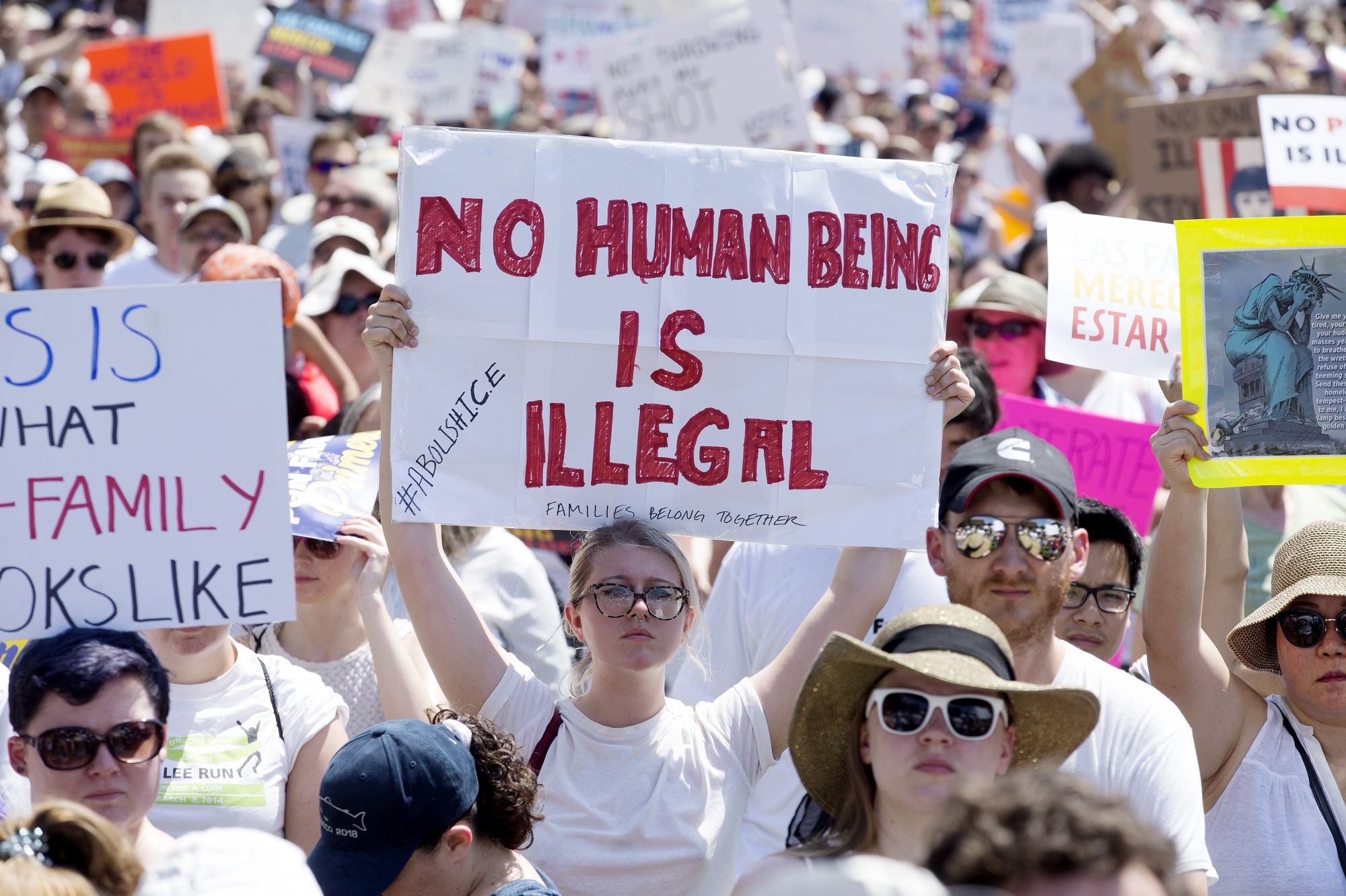 Protesty przeciwko polityce "Zero tolerancji" prowadzonej przez administrację Donalda Trumpa