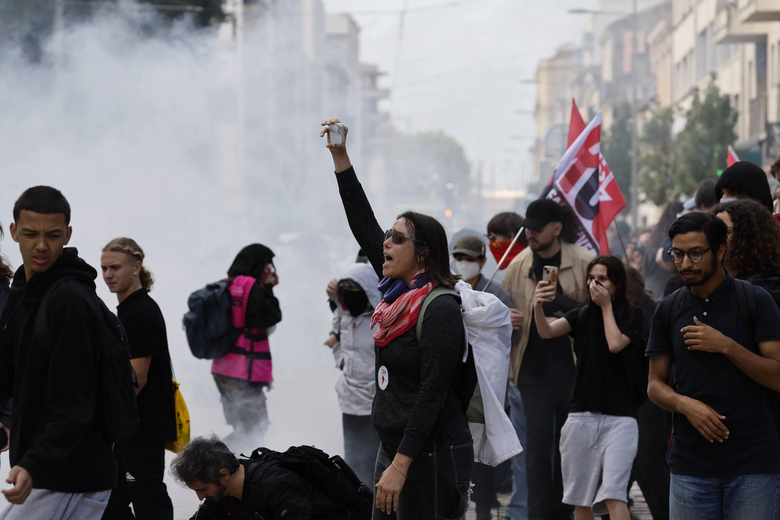 Protesty uczniów we Francji