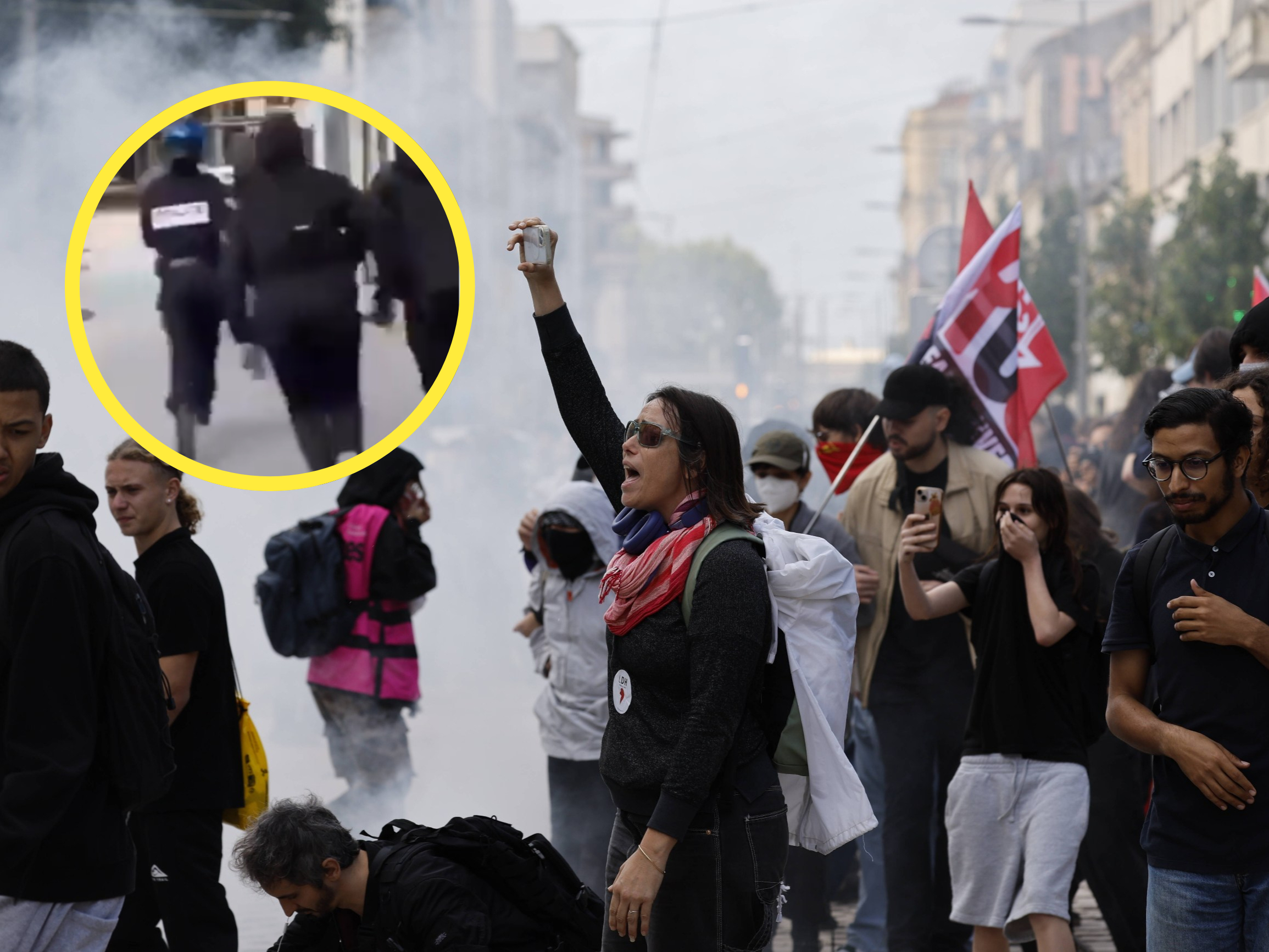 Protesty uczniów we Francji