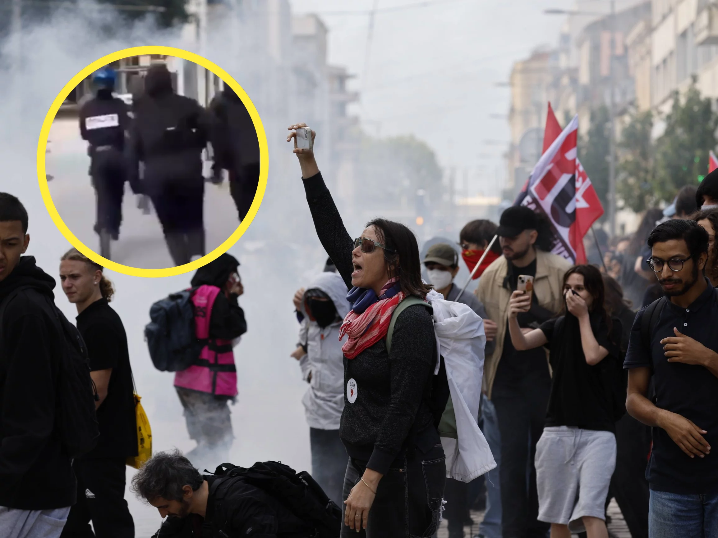 Protesty uczniów we Francji