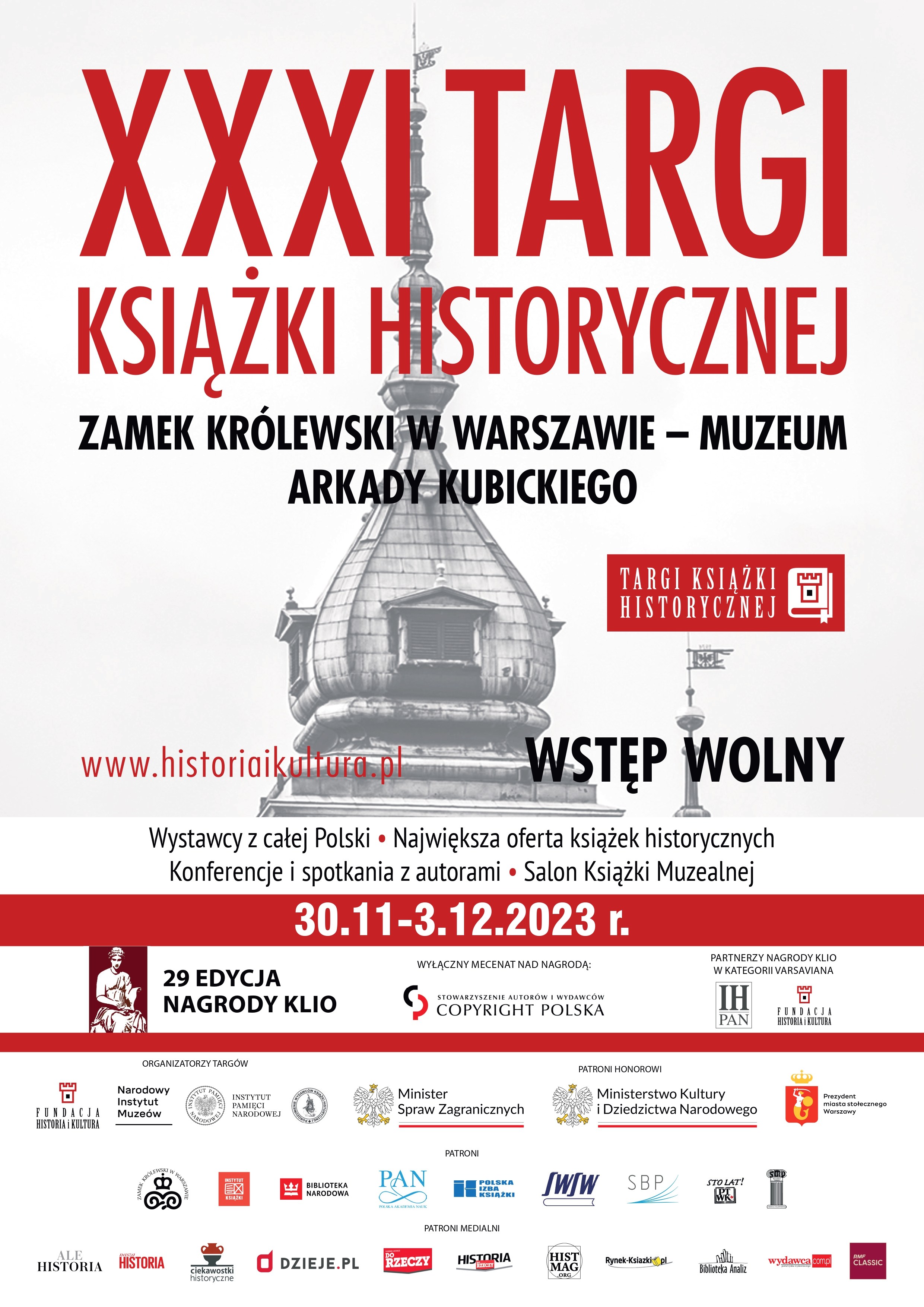 XXXI edycja Targów Książki Historycznej