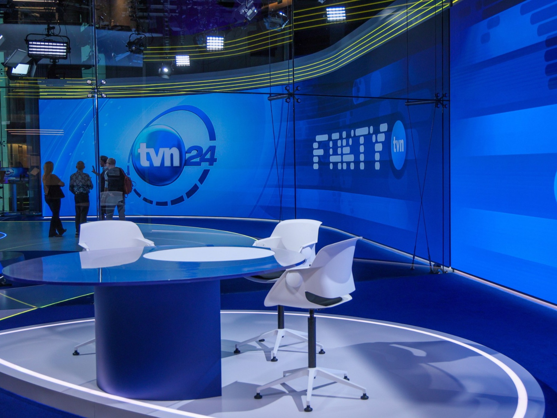 Studio "Faktów" stacji TVN