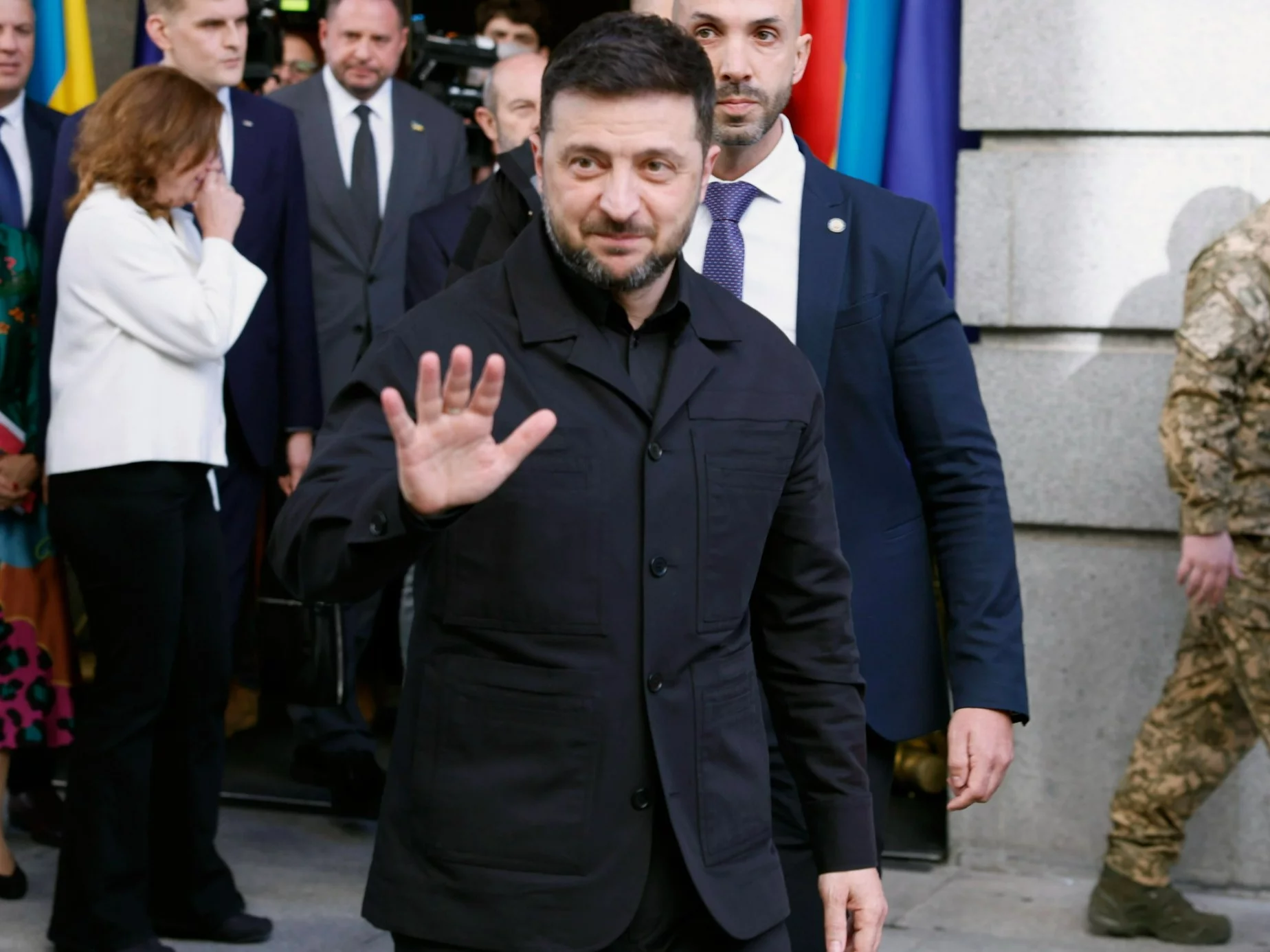 Prezydent Ukrainy Wołodymyr Zełenski