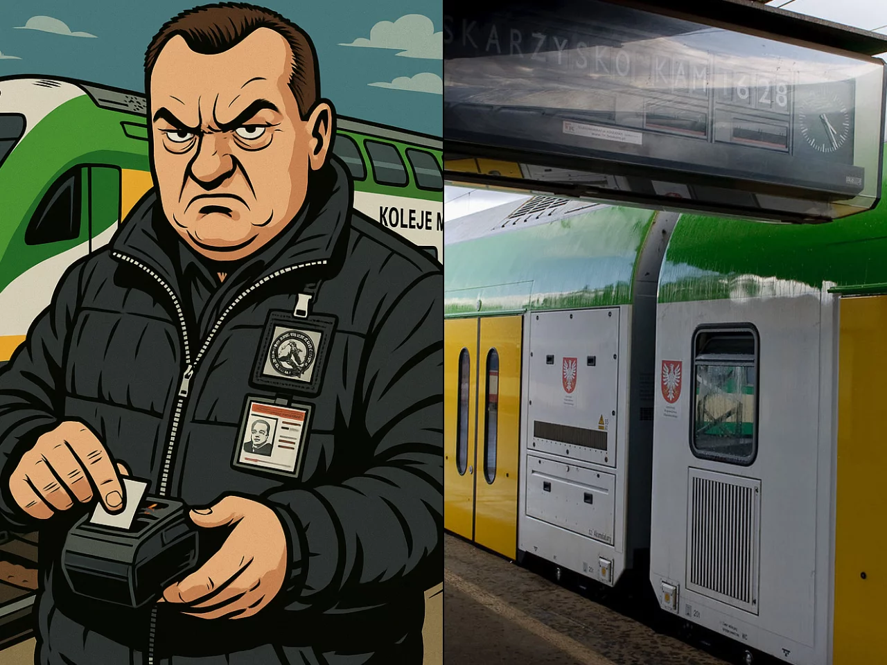 Kontroler biletów. Zdjęcie ilustracyjne