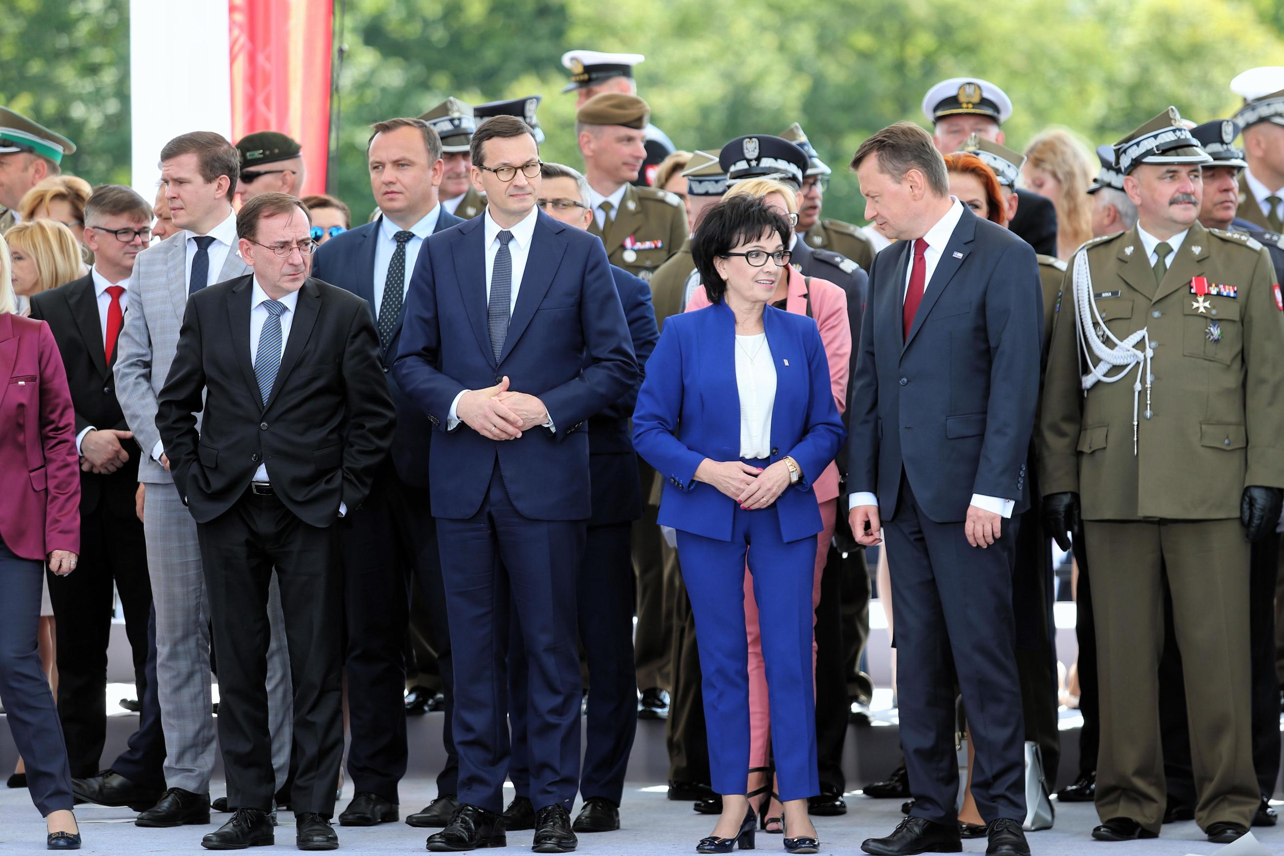 Witold Bańka, Mariusz Kamiński, Mateusz Morawiecki, Elżbieta Witek, Mariusz Błaszczak