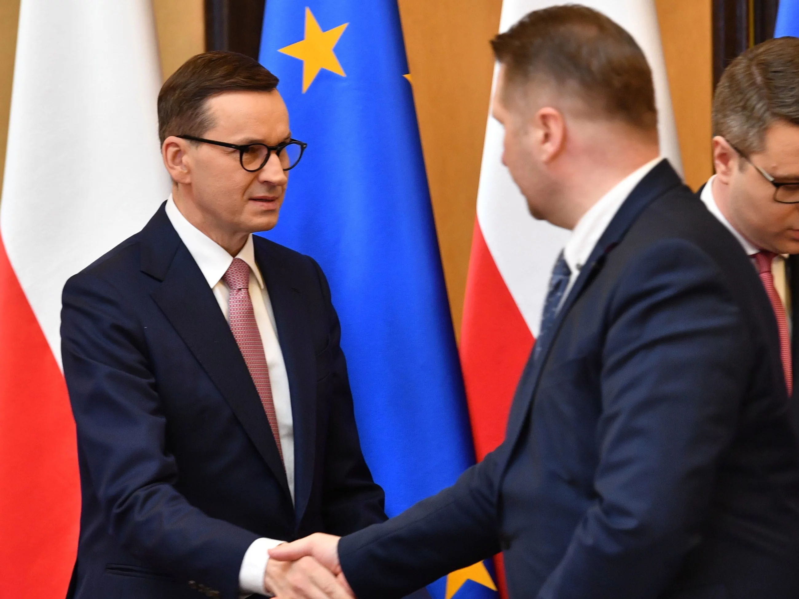 Mateusz Morawiecki i Przemysław Czarnek