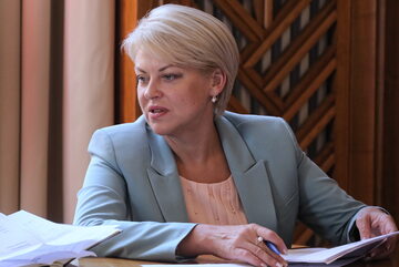 Przewodnicząca Związku Polaków na Białorusi Andżelika Borys