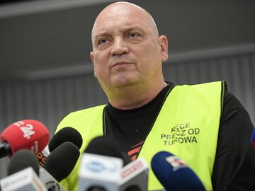 Przewodniczący Krajowego Sekretariatu Górnictwa i Energetyki NSZZ „Solidarność” Jarosław Grzesik