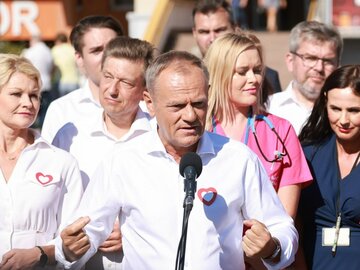 Przewodniczący Platformy Obywatelskiej Donald Tusk