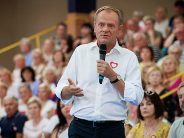 Przewodniczący PO Donald Tusk