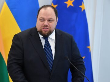 Przewodniczący Rady Najwyższej Ukrainy Rusłan Stefanczuk