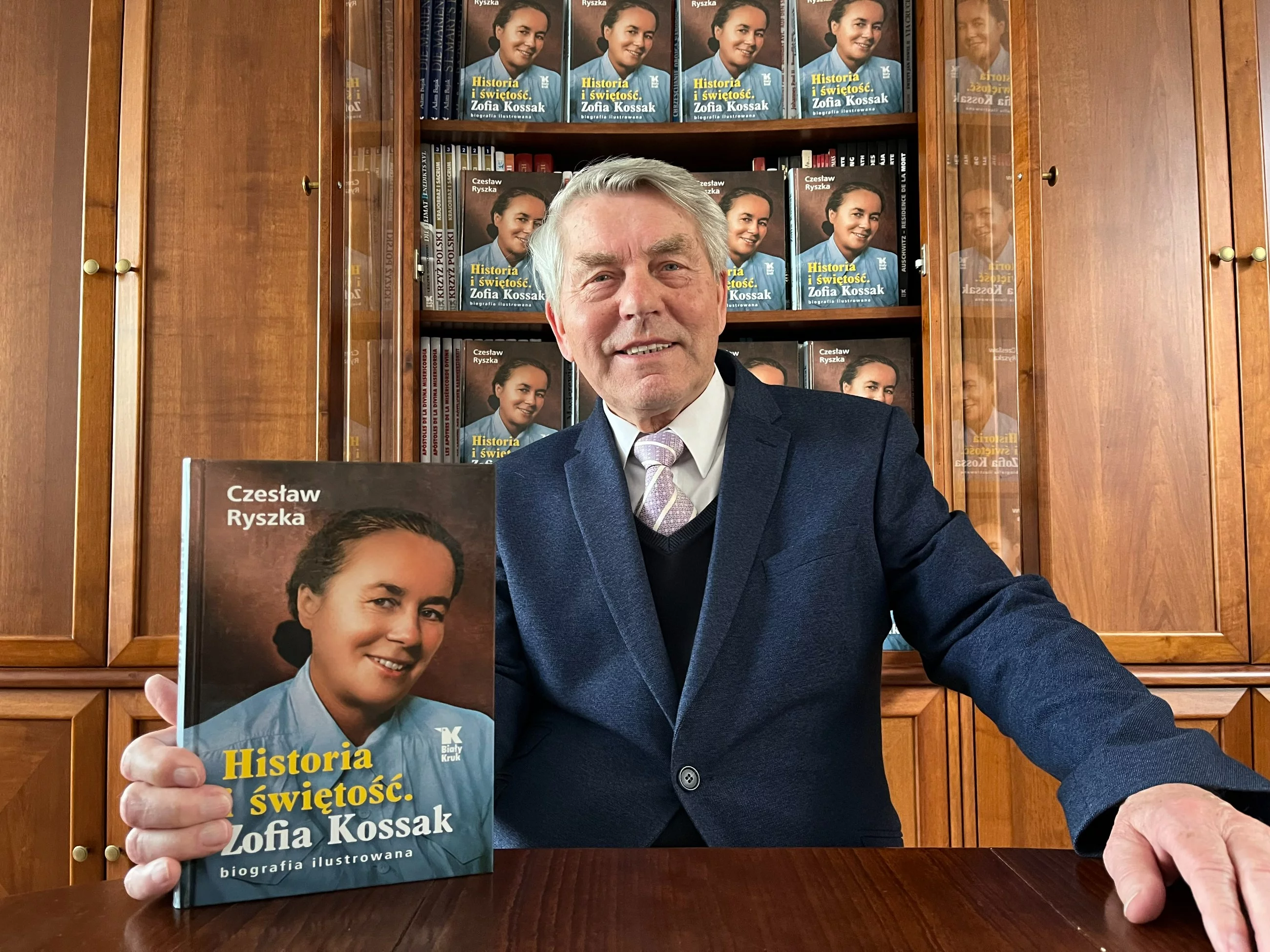 Czesław Ryszka z najnowszą książką: Historia i świętość. Zofia Kossak biografia ilustrowana