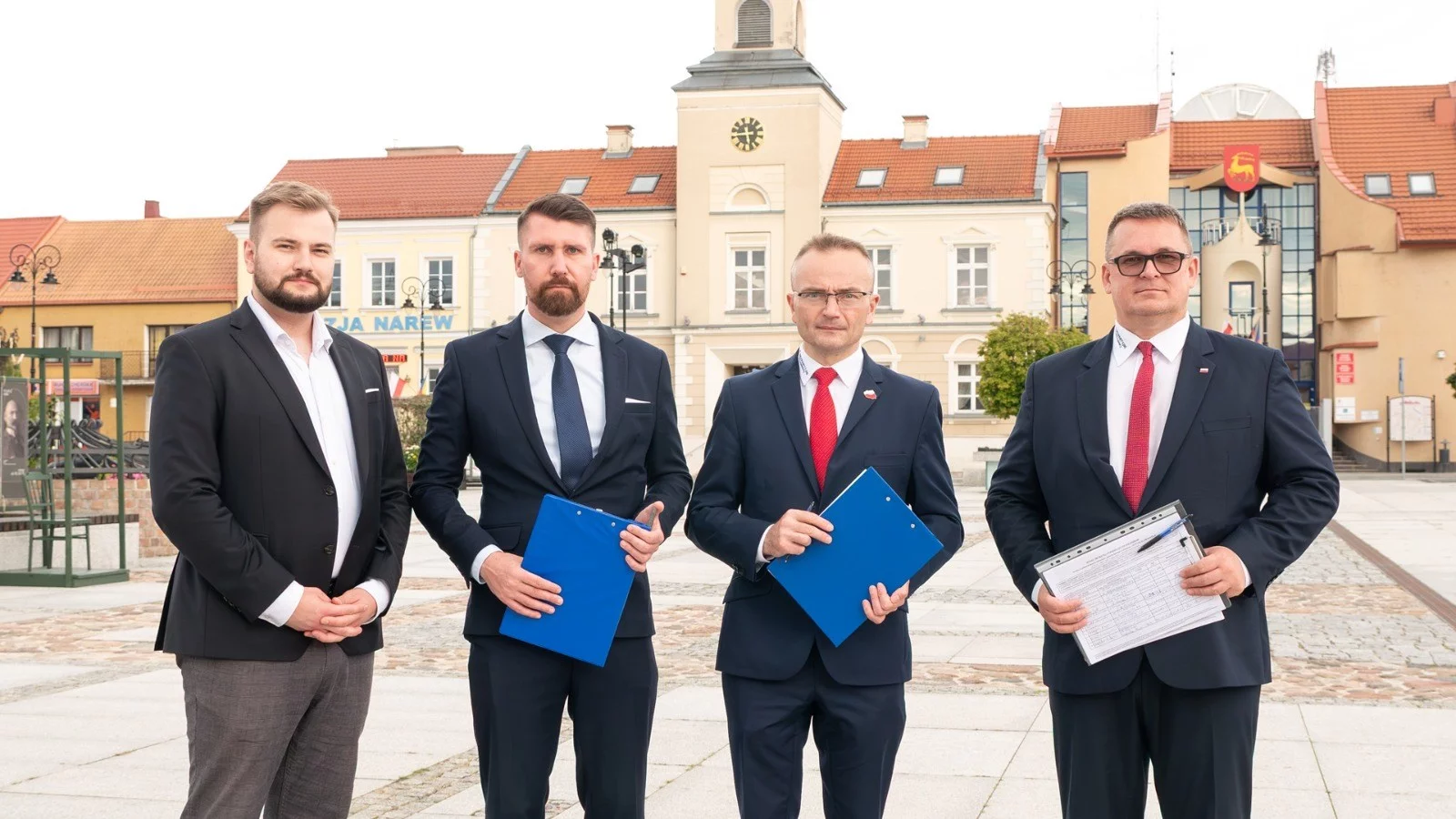 Jakub Zgierski, Robert Zawadzki, Marek Woch i Grzegorz Kapica