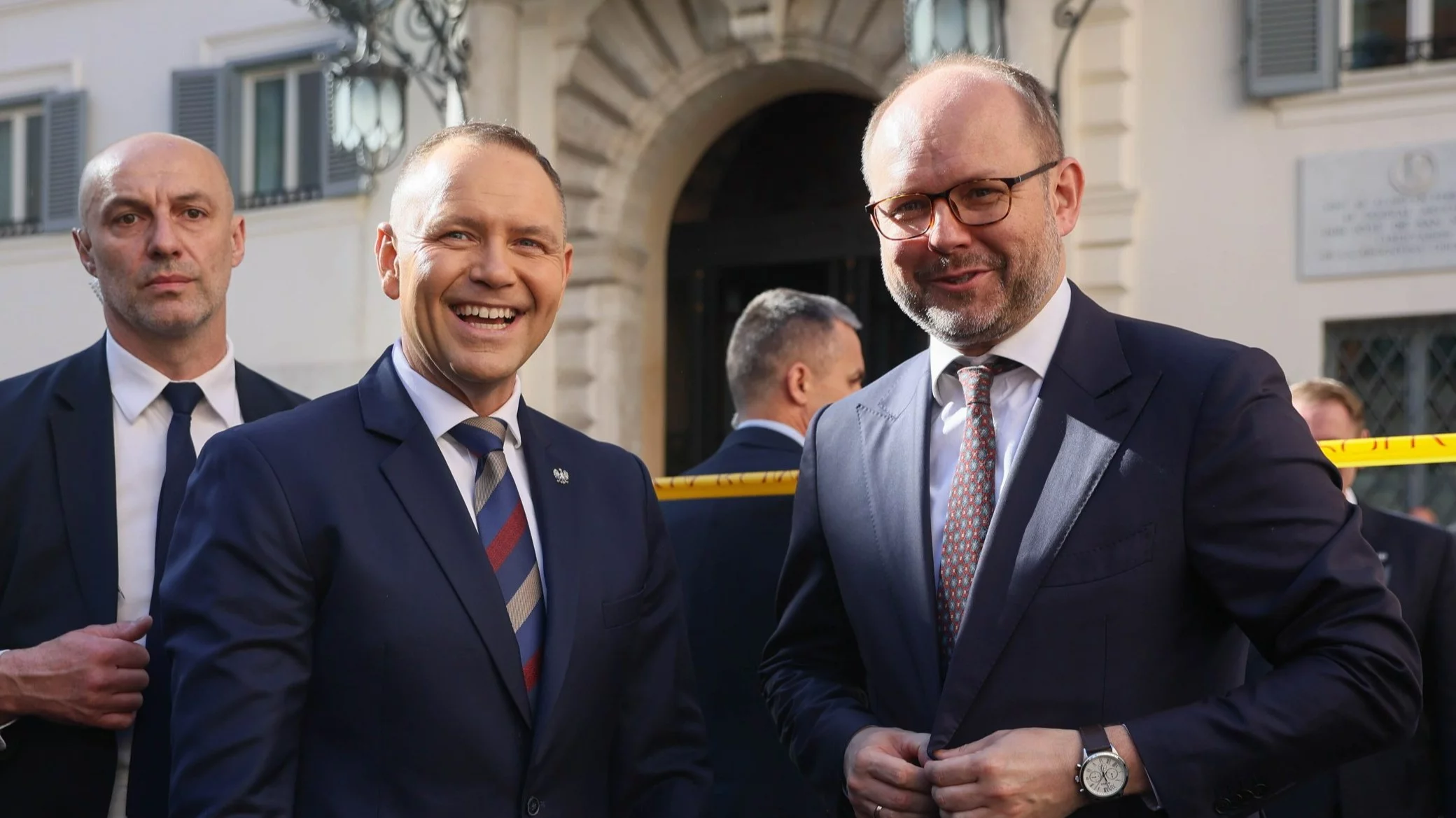 Karol Nawrocki i Marcin Przydacz