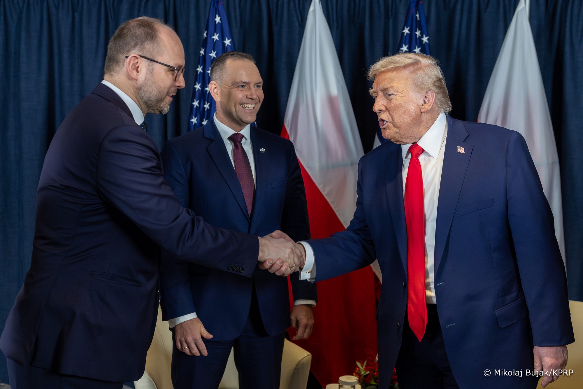 Marcin Przydacz, prezydent Karol Nawrocki, prezydent USA Donald Trump