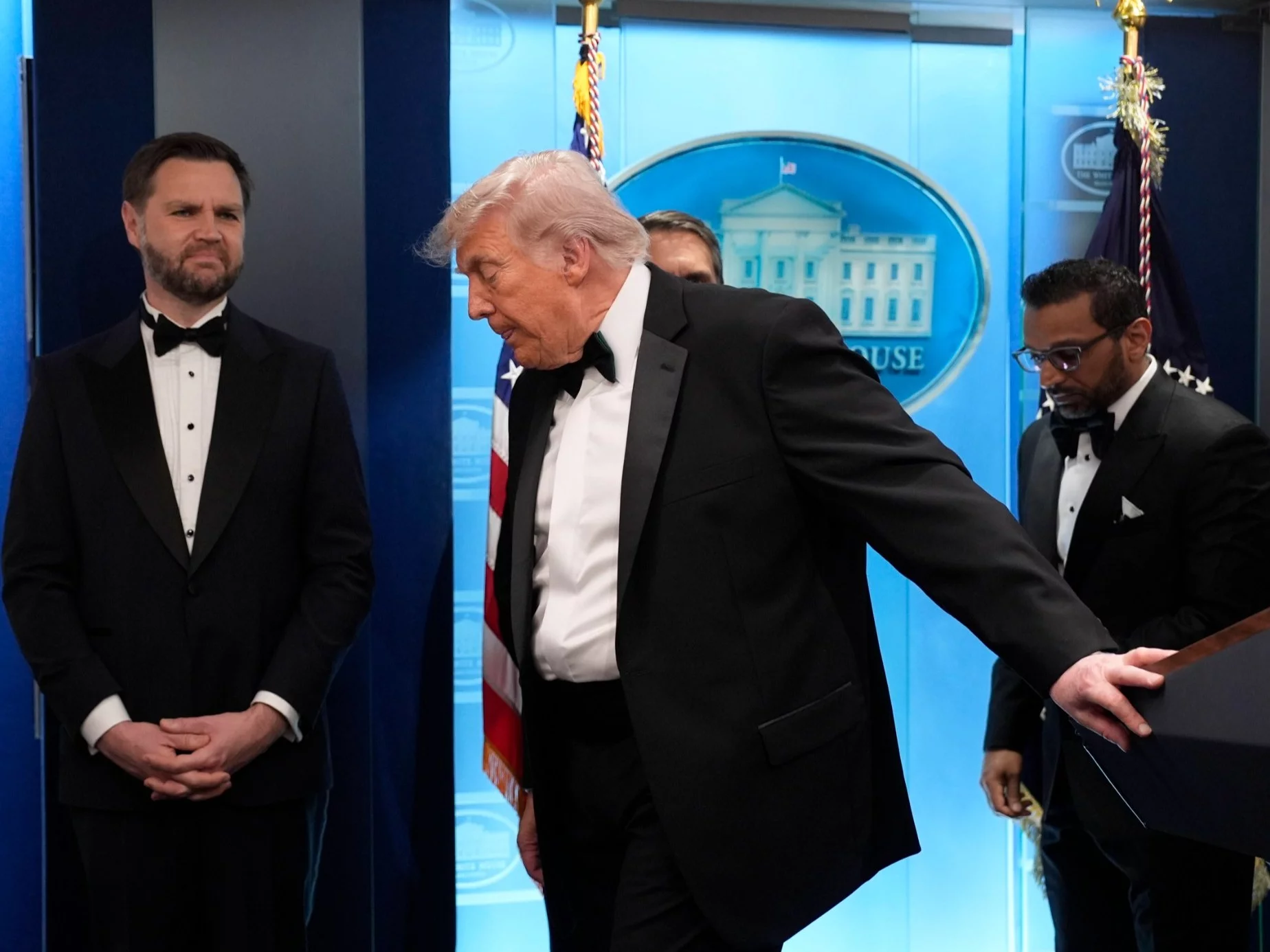 Donald Trump na konferencji po strzelaninie