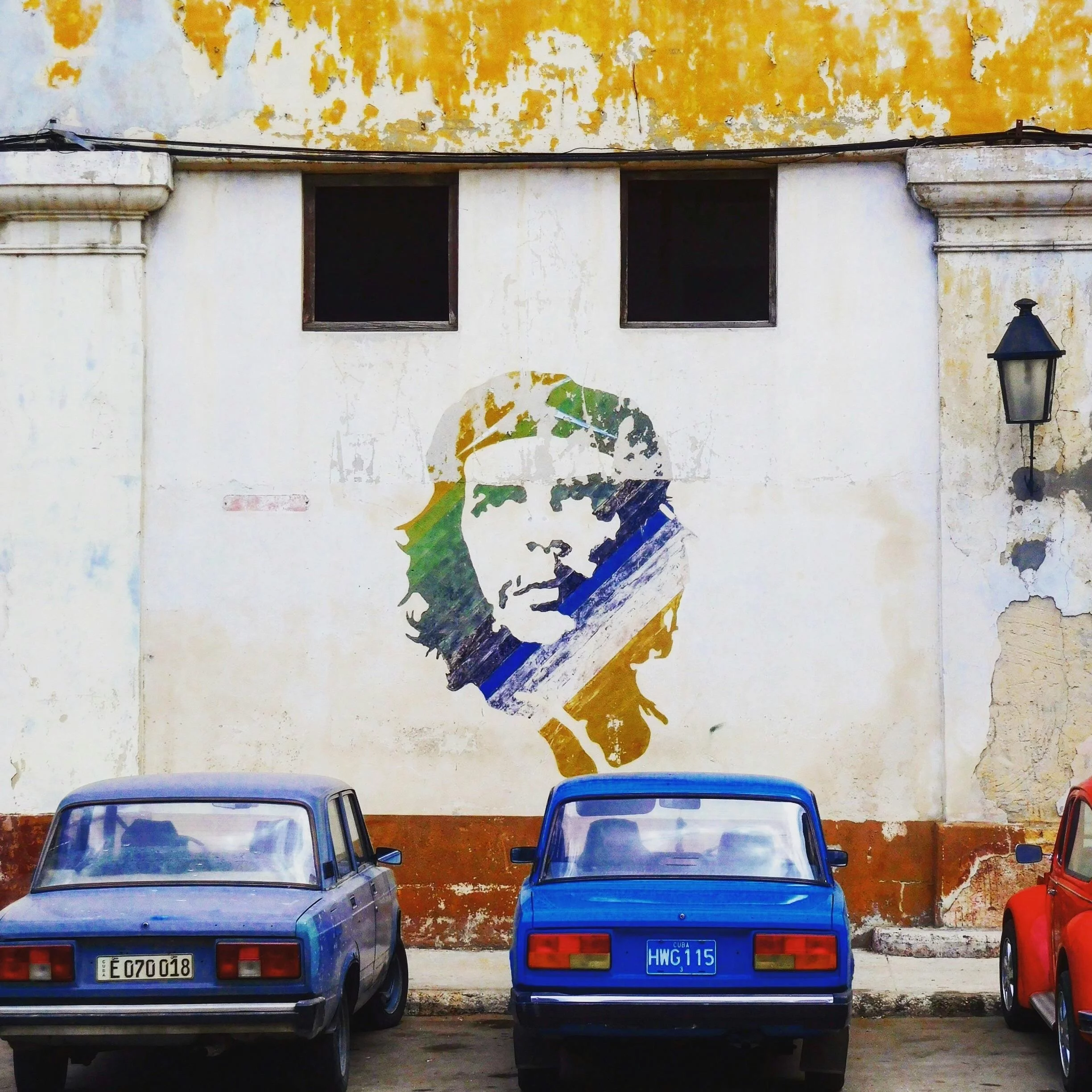 Ernesto Che Guevara - mural w Hawanie