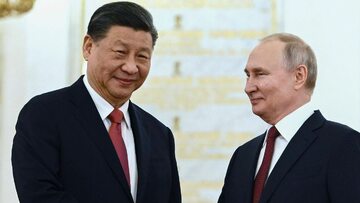 Przywódcy Chin i Rosji - Xi Jinping oraz Władimir Putin