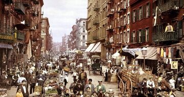 Public Domain, Nowy Jork, Lower East Side, ok. 1900