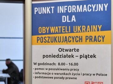 Punkt wsparcia dla Ukraińców poszukujących pracy w województwie pomorskim.