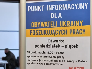 Punkt wsparcia dla Ukraińców poszukujących pracy w województwie pomorskim.