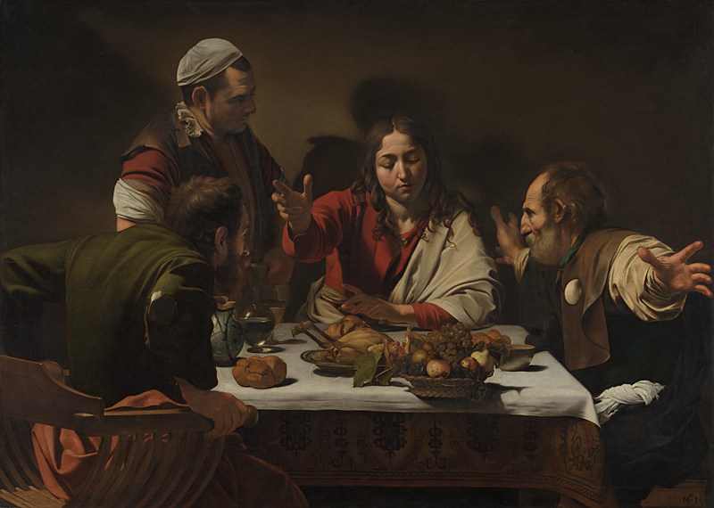 Caravaggio, Wieczerza w Emaus