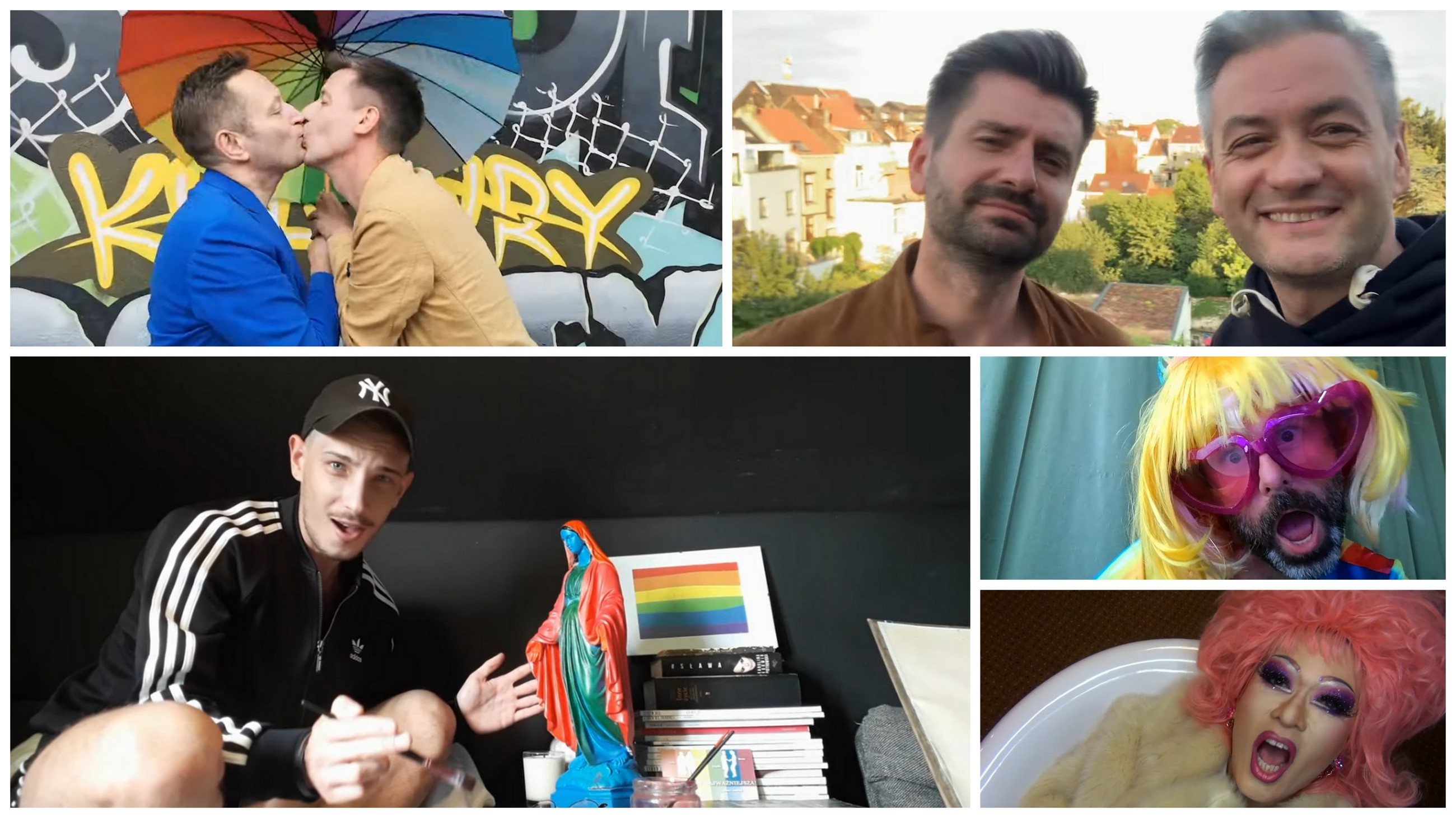 Rabiej i Biedroń z partnerami w klipie o LGBT