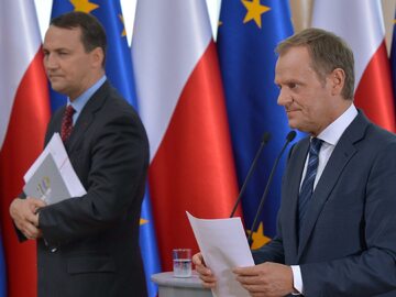 Radosław Sikorski i Donald Tusk