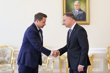 Rafał Trzaskowski i Andrzej Duda