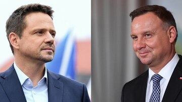 Rafał Trzaskowski i Andrzej Duda