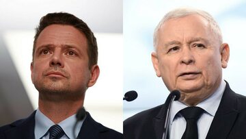 Rafał Trzaskowski i Jarosław Kaczyński
