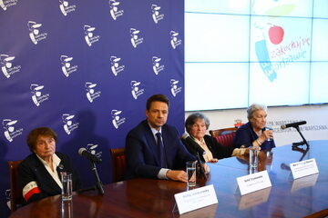 Rafał Trzaskowski, Wanda Traczyk-Stawska, Hanna Stadnik, Halina Jędrzejewska
