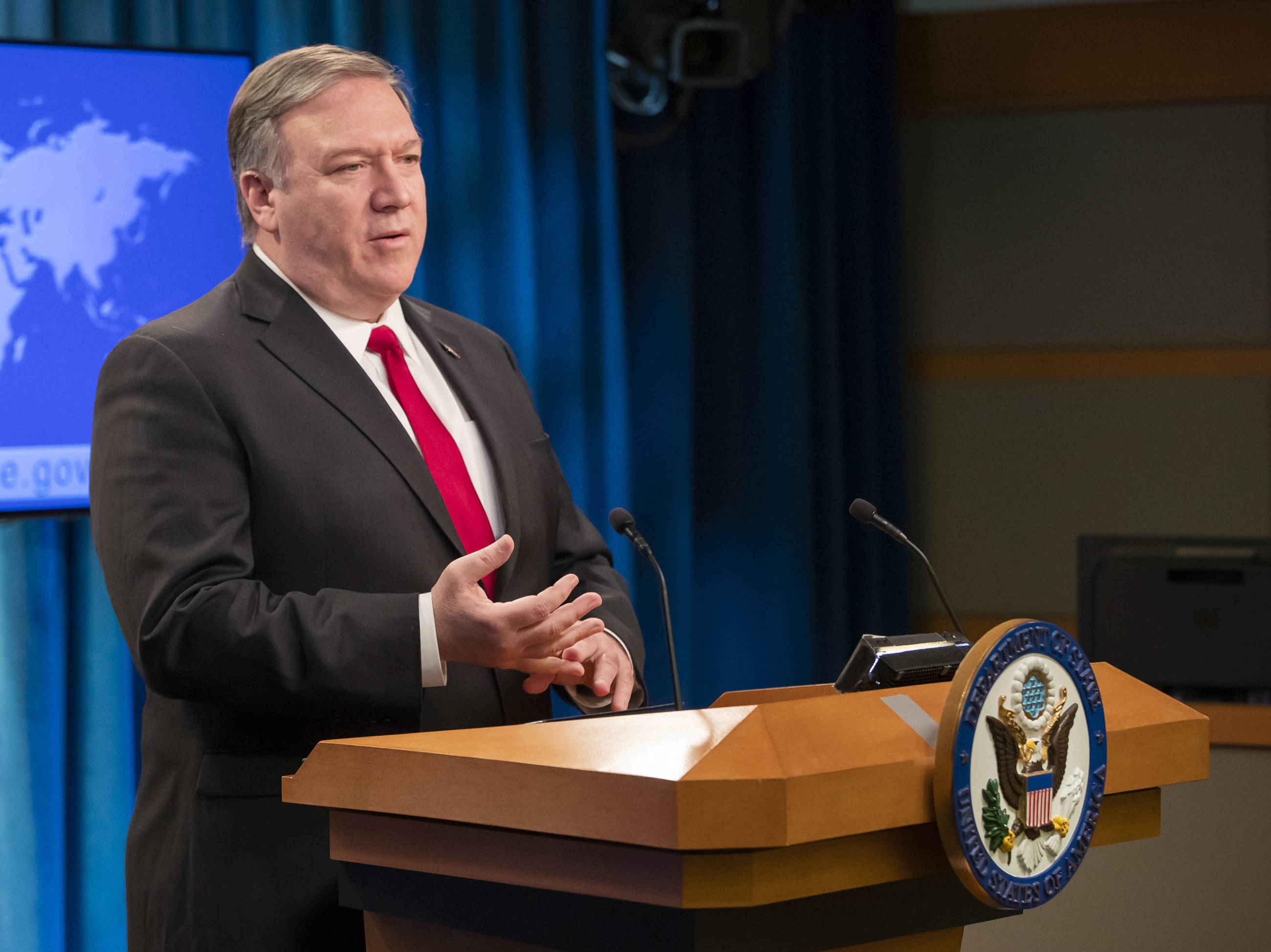 Sekretarz stanu USA Mike Pompeo