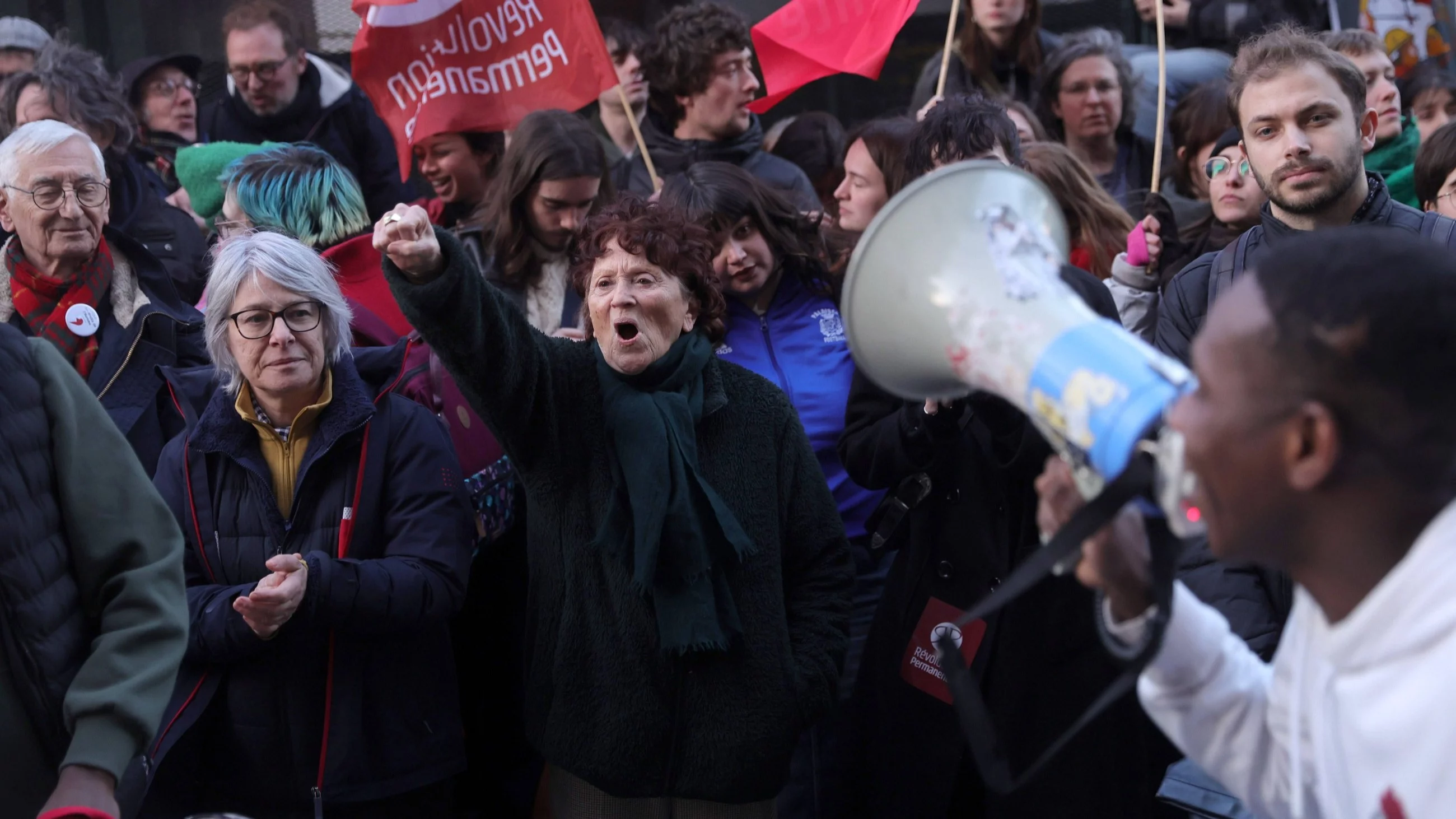 Proimigracyjna manifestacja w Paryżu