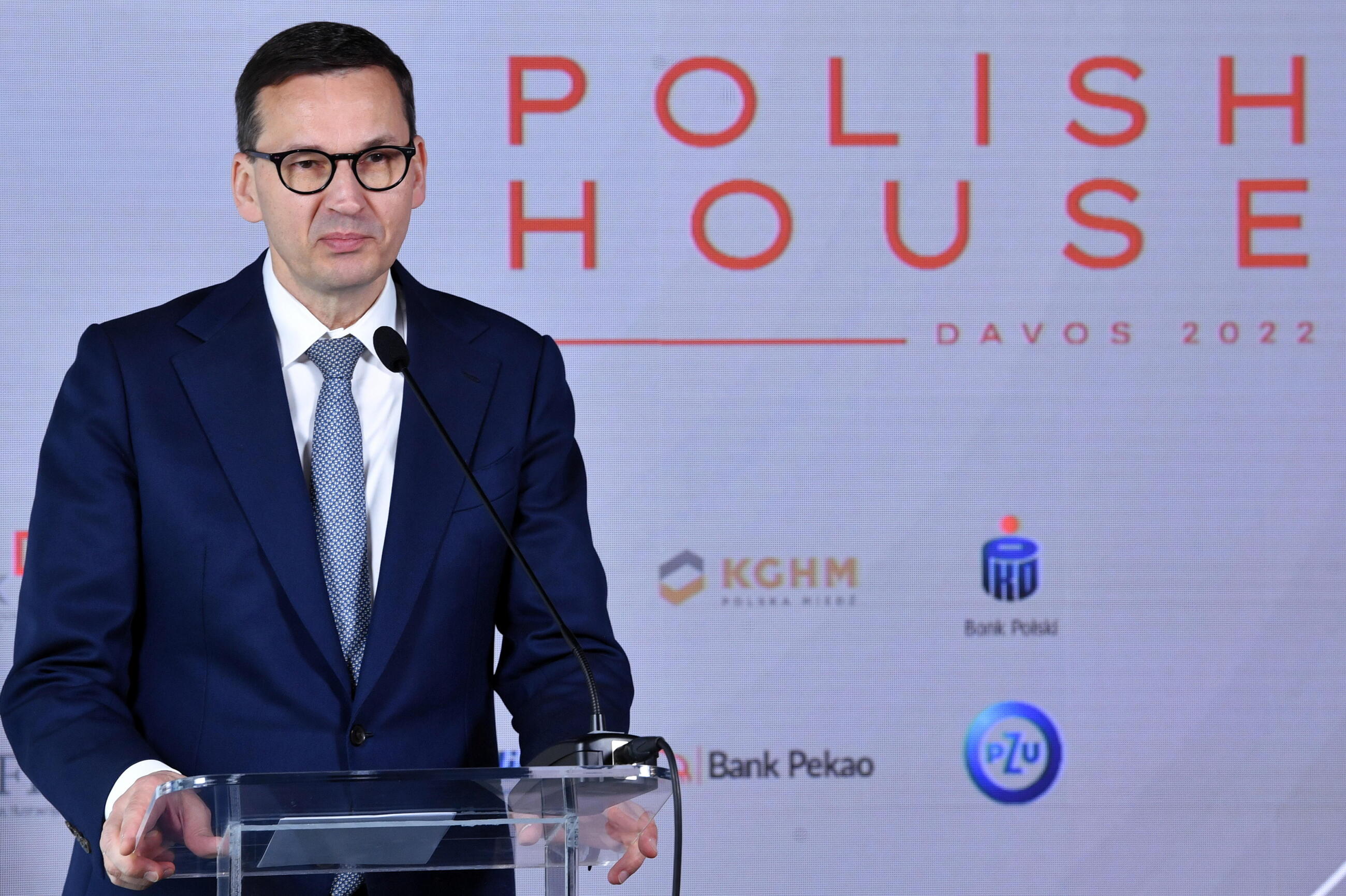 Premier Mateusz Morawiecki  na Światowym Forum Ekonomicznego w Davos.