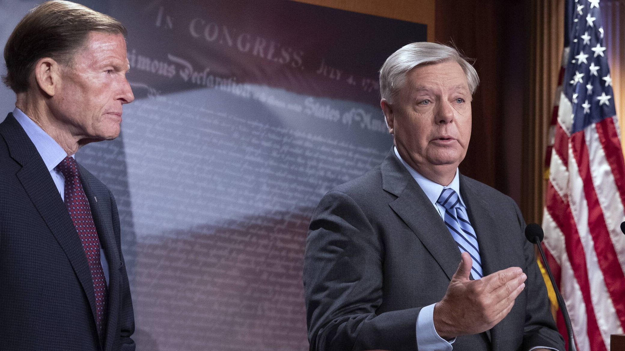 Senator Partii Republikańskiej Lindsey Graham (P)