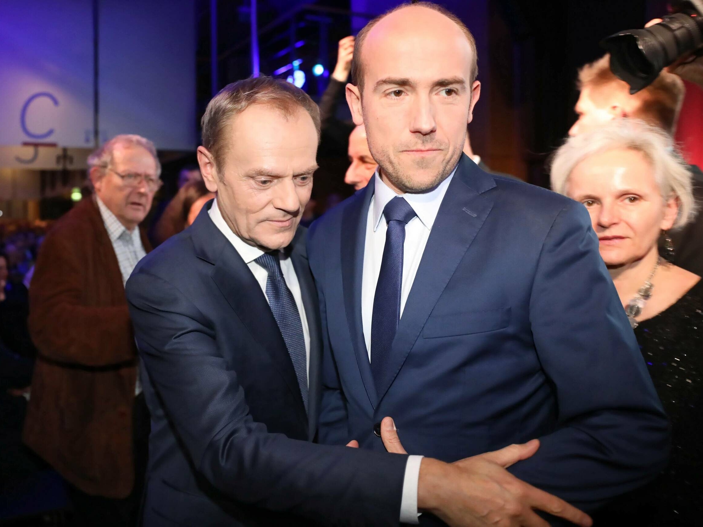 Donald Tusk i Borys Budka