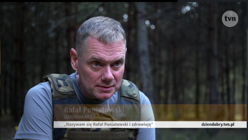 Rafał Poniatowski, reporter TVN24