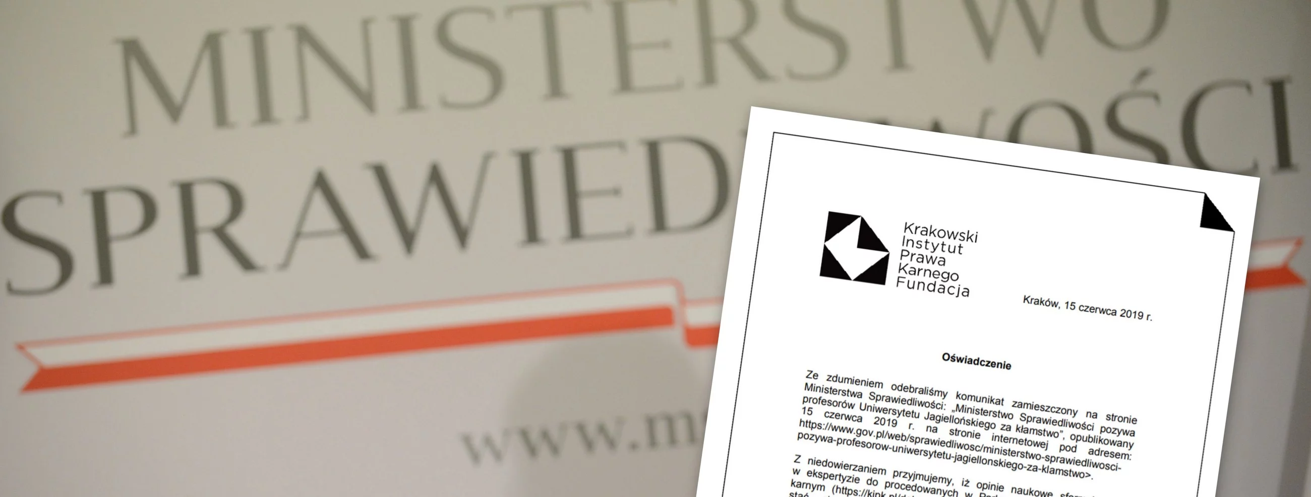 Resort pozywa profesorów UJ. Prawnicy odpowiadają