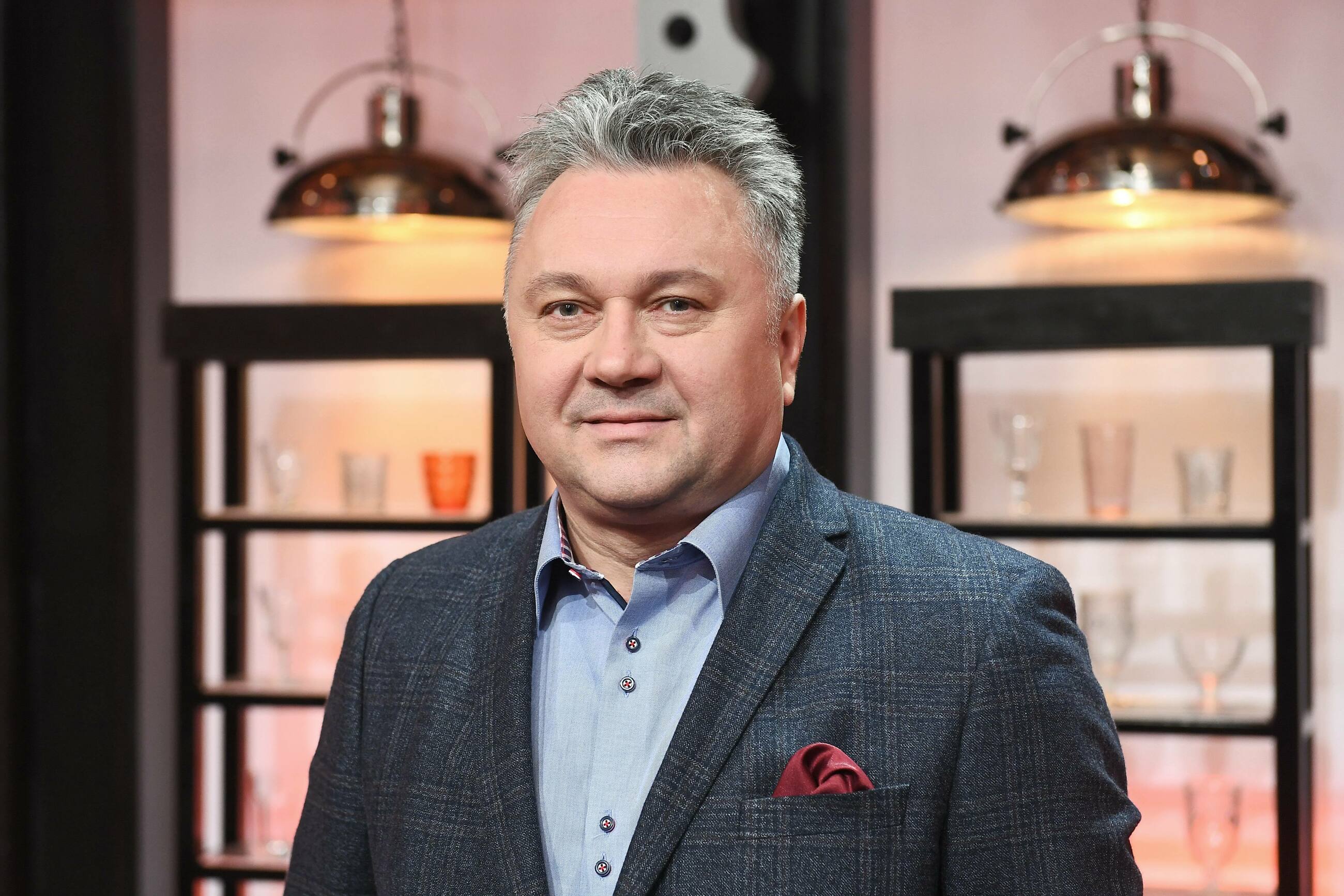 Kucharz i restaurator Robert Sowa na planie programu Top Chef