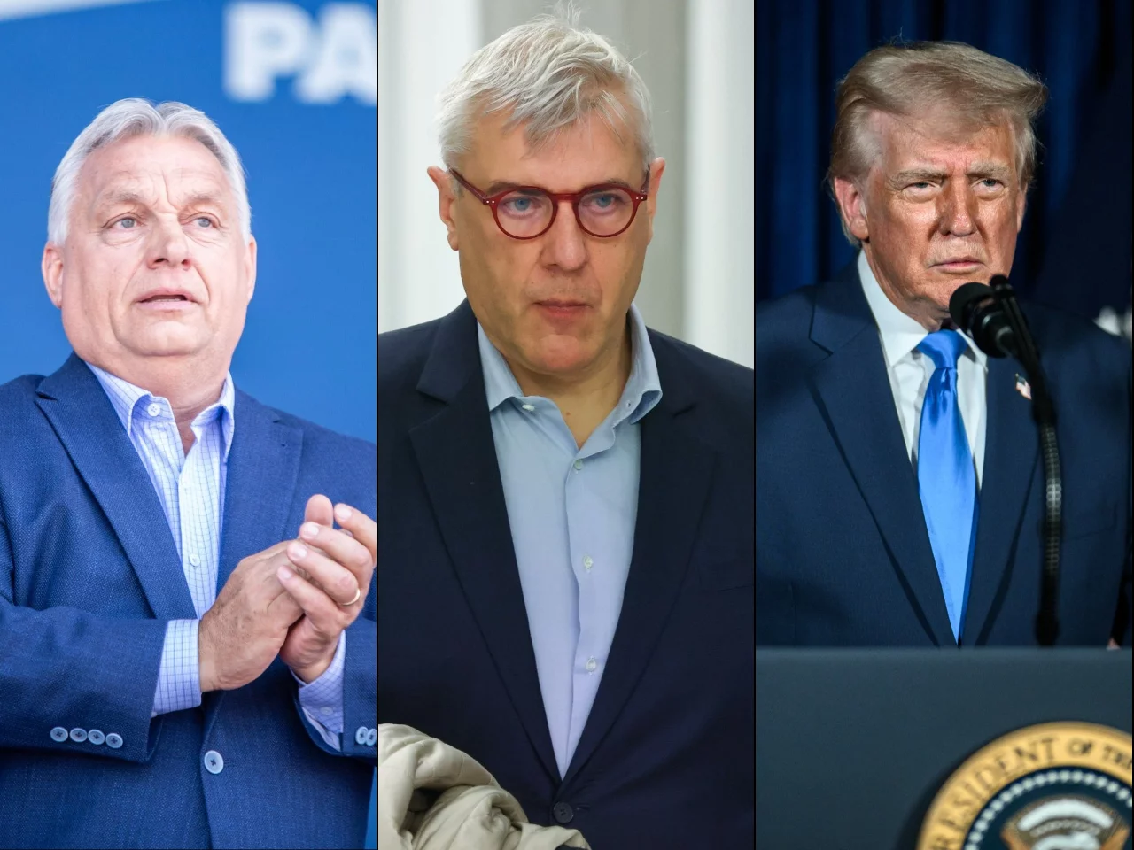 Viktor Orban, Roman Giertych, Donald Trump